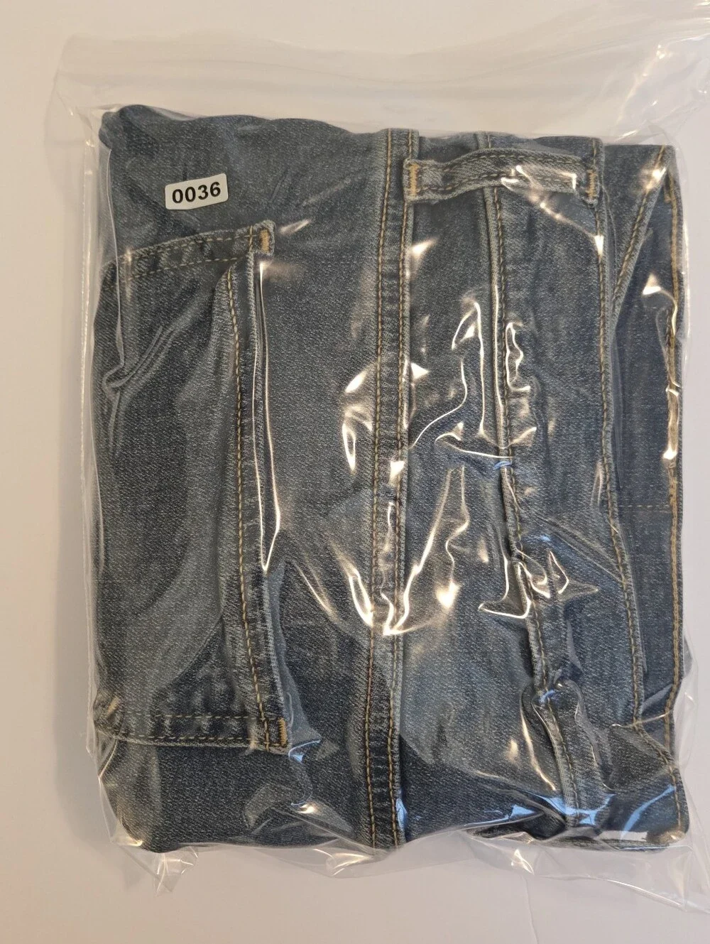 Original Use Men's Distressed Slim Taper Jeans 36x30 Medium Wash Stretch Denim